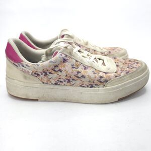 Kizik Prague Pink Floral Kizik Hands-Free Step in Shoes Womens 9 Mens 7.5